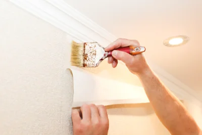 Pose de papier peint à Cideville — revêtements muraux et toiles de verre